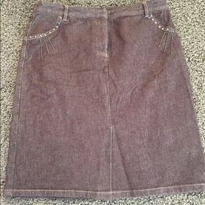 Kenneth Cole New York Denim Jean Skirt Size 8